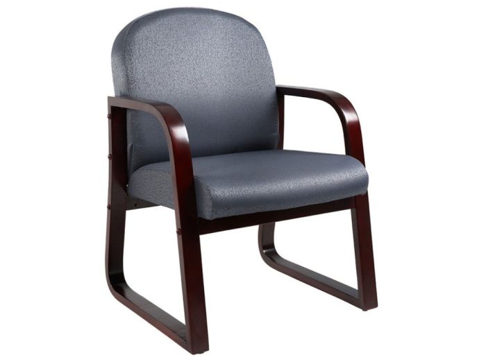 Mahogany Frame guest, accent or dining chair — office furniture at Total Office Furniture