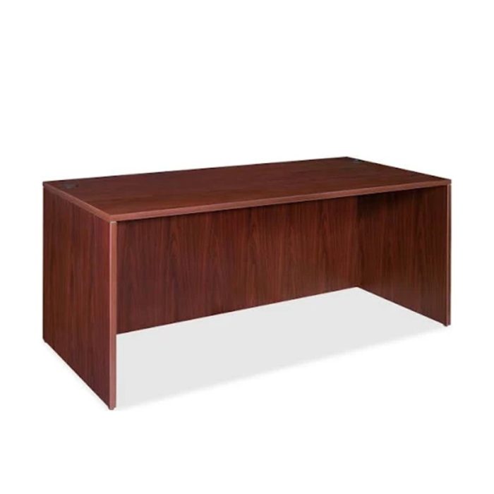 TOF TL-101 mahogany executive desk — Total Office Furniture