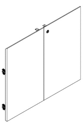 CL-113W Storage Hinged Door Only (CL Collection, CL series desk furniture) — Total Office Furniture
