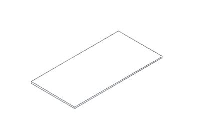 CL-DT3624 Return Top Only — White (CL Collection, CL series desk furniture) — Total Office Furniture