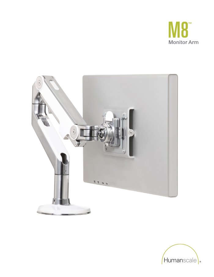 M8 Monitor Arm brochure cover