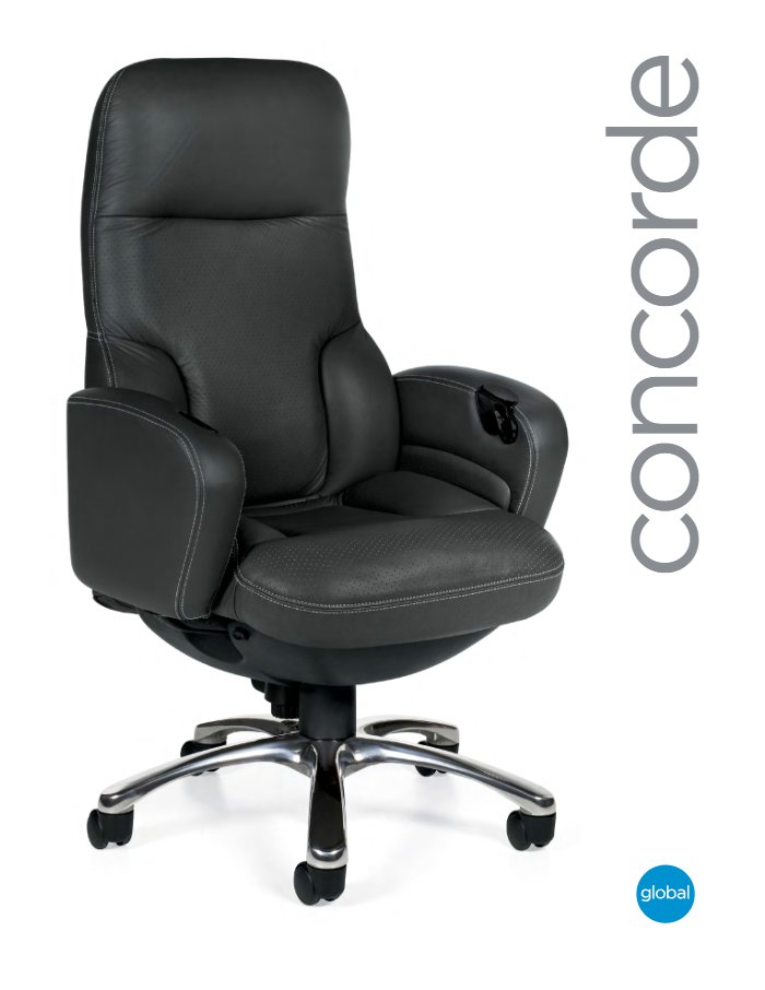 Concorde Executive Seating brochure cover