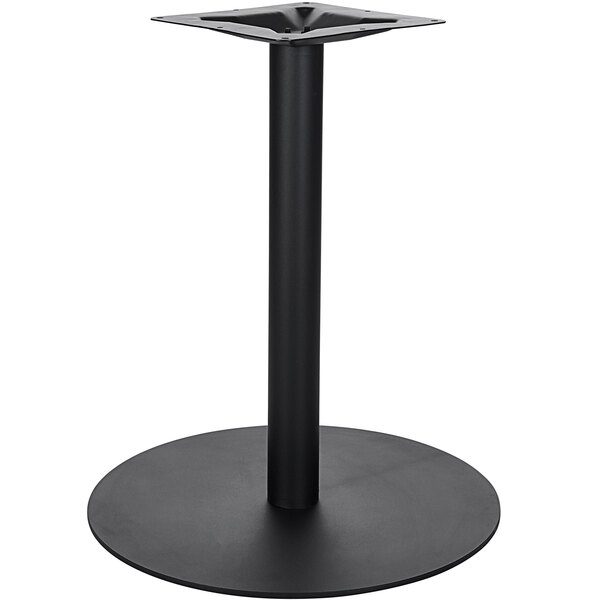 M20-BS24R Round Base Only 22" — Black (M20 Collection, M20 series desk furniture) — Total Office Furniture