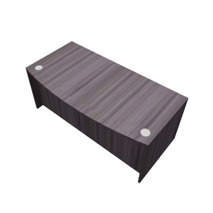 TL-104 Bow Front Desk (TL Collection, TL series desk furniture) — Total Office Furniture