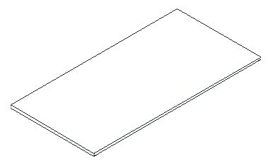 TL-120-7122 Common Top — Driftwood (TL Collection, TL series desk furniture) — Total Office Furniture