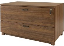 WD-112 Lateral File Cabinet 36" w/ Top — Walnut (WD Collection, WD series desk furniture) — Total Office Furniture
