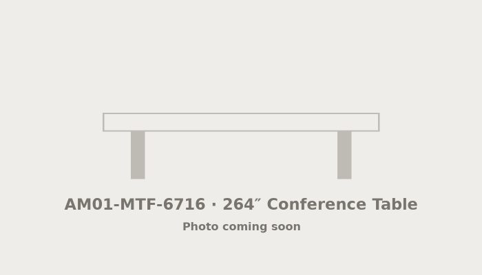 AM01-MTF-6716 Conference Table — 264″ × 63″