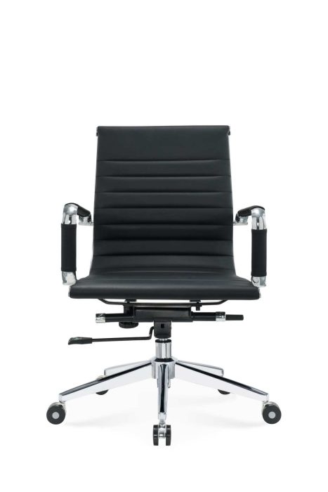 CH-021B Mid-Back Conference Chair, Chrome - Seating Star