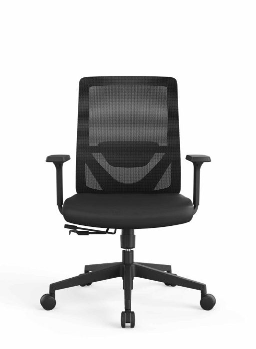 CH-391B-XL-VY Mesh Back Task Chair, Seat Slider & Vinyl Seat - Seating Star
