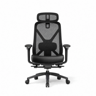 CH-601A-VY Executive Ergonomic Chair with Headrest, Vinyl Seat - Seating Star